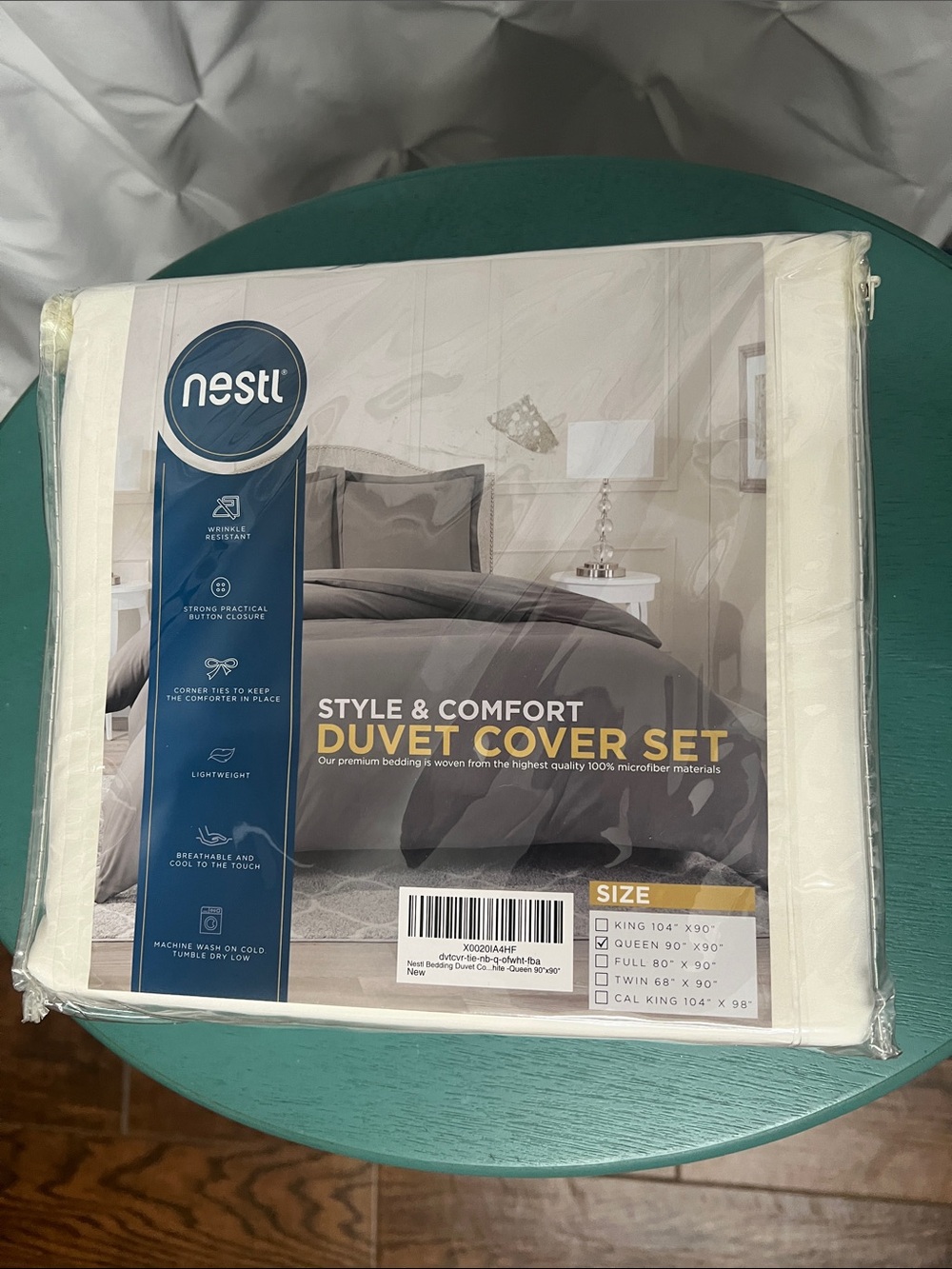 NEST Fragrances White Duvet Cover Set Queen